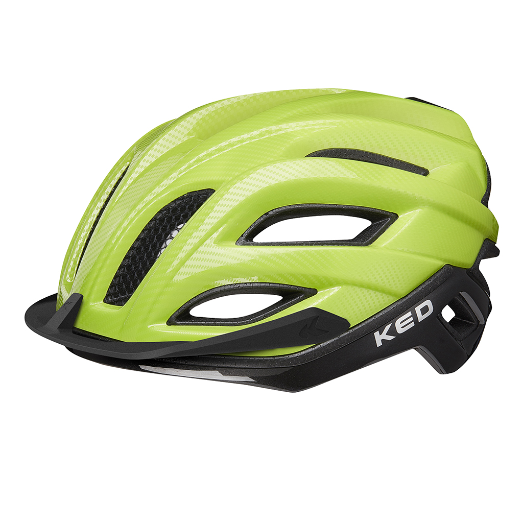 фото Велосипедный шлем ked champion visor, green black, l