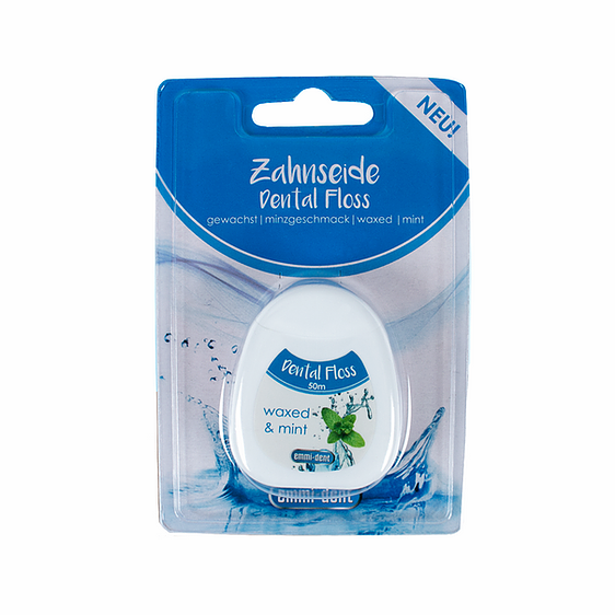 

Зубная нить Emmi-dent Dental Floss вощеная, 50 м