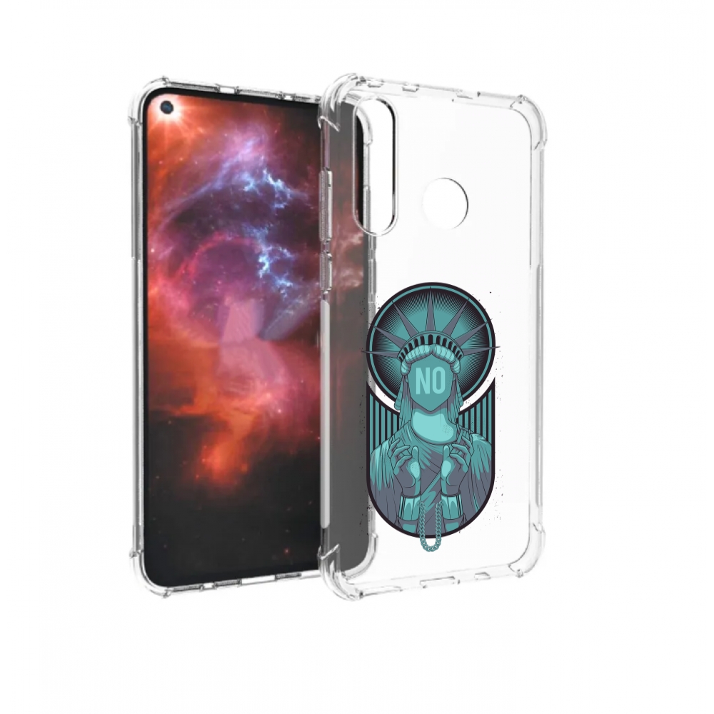 

Чехол бампер MyPads статуя свободы зеленый для Huawei Nova 4 про, Прозрачный, Tocco
