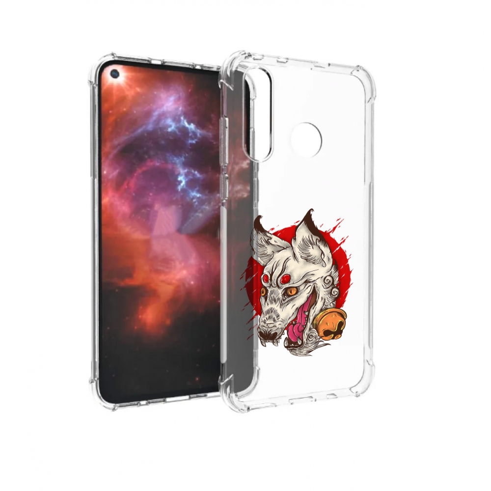 Чехол бампер MyPads страшная собака для Huawei Nova 4 противоуда