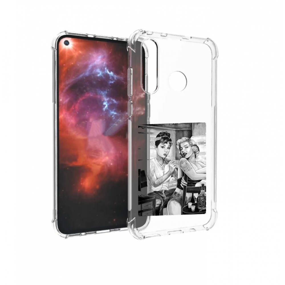 

Чехол бампер MyPads тату мастер для Huawei Nova 4 противоударный, Прозрачный, Tocco
