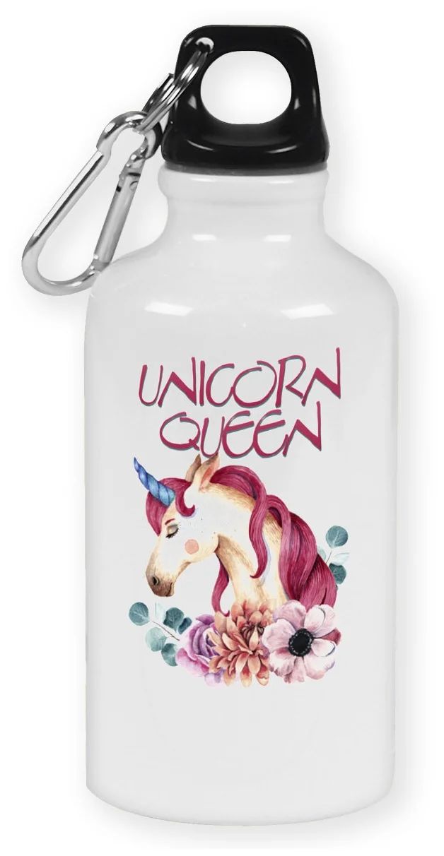 Бутылка спортивная CoolPodarok Unicorn queen