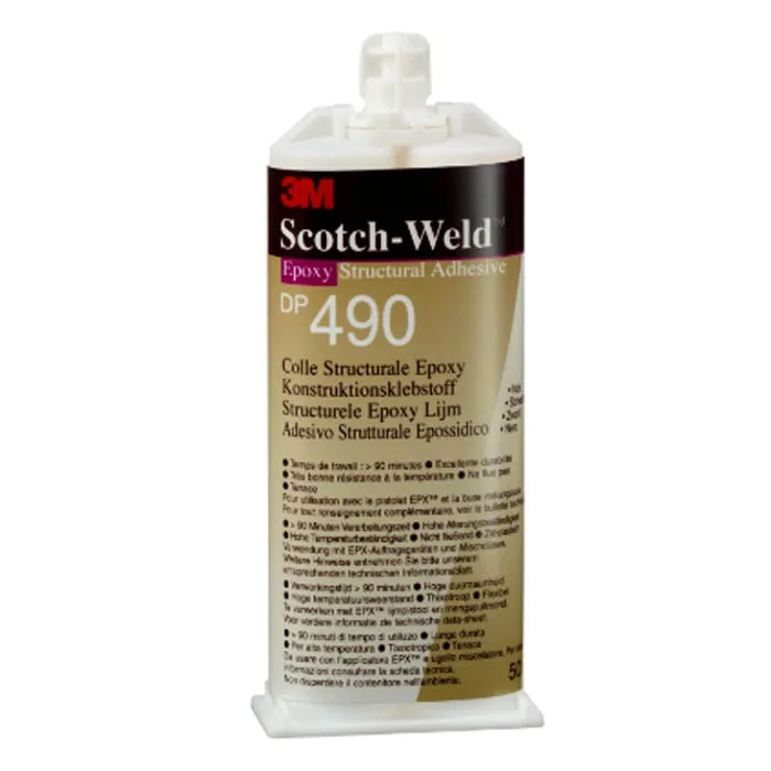 фото Клей 3m scotch-weld dp490 двухкомпонентный эпоксидный для металла и пластика, черный, 50мл