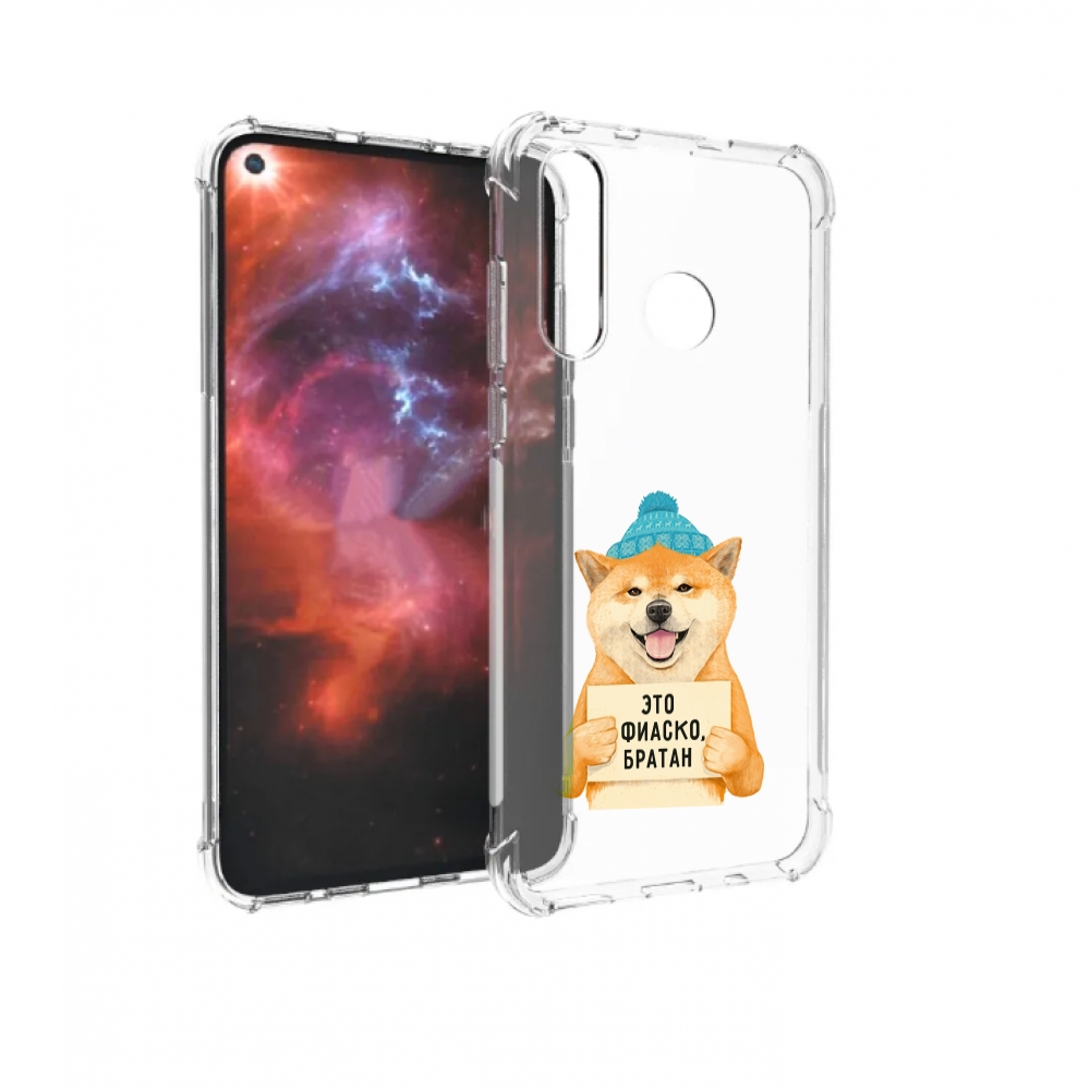 

Чехол бампер MyPads фиаско для Huawei Nova 4 противоударный, Прозрачный, Tocco