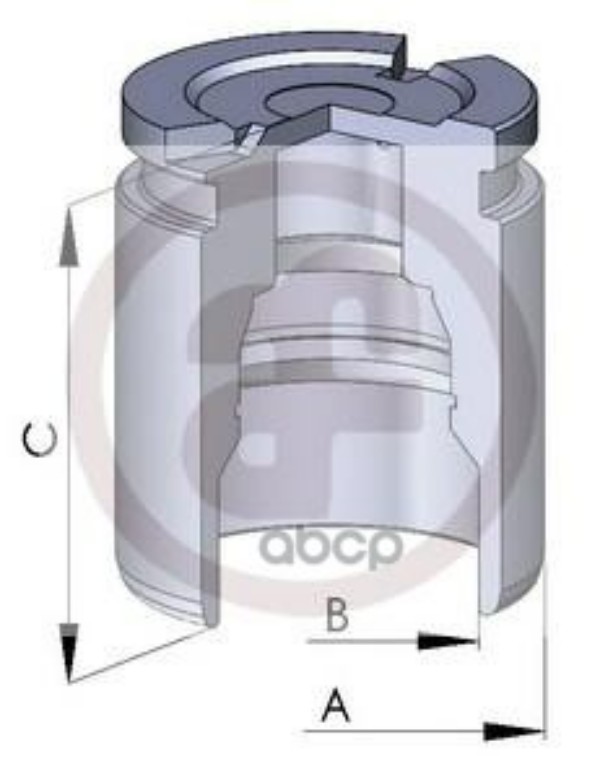 

Поршень Заднего Тормозного Суппорта Audi A3 96-12 A4 04-08 Tt 06-14, Citroen Jumpy Seinsa