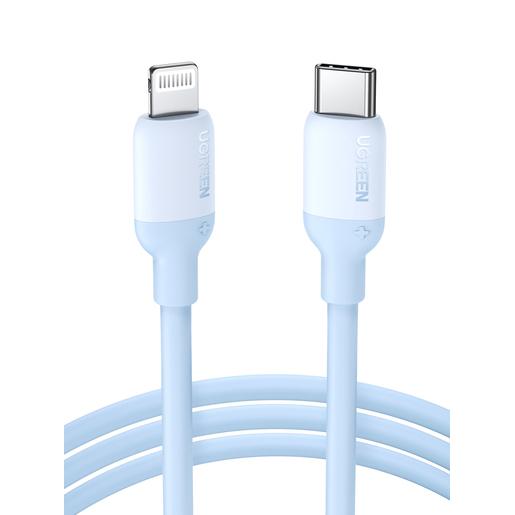 Ugreen 20313 USB Type-C-Lighting 1 м, голубой