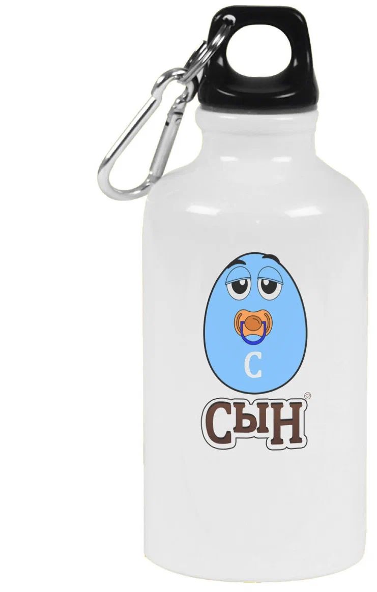 

Бутылка спортивная CoolPodarok Семья. Сын M&M