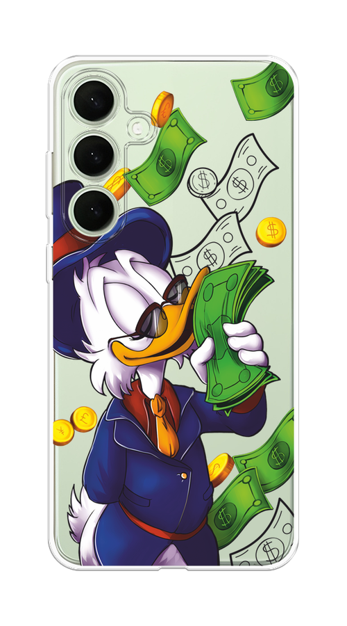 

Чехол на Samsung Galaxy S25 Plus Scrooge McDuck with Money, Синий;зеленый;белый, 2110450-1
