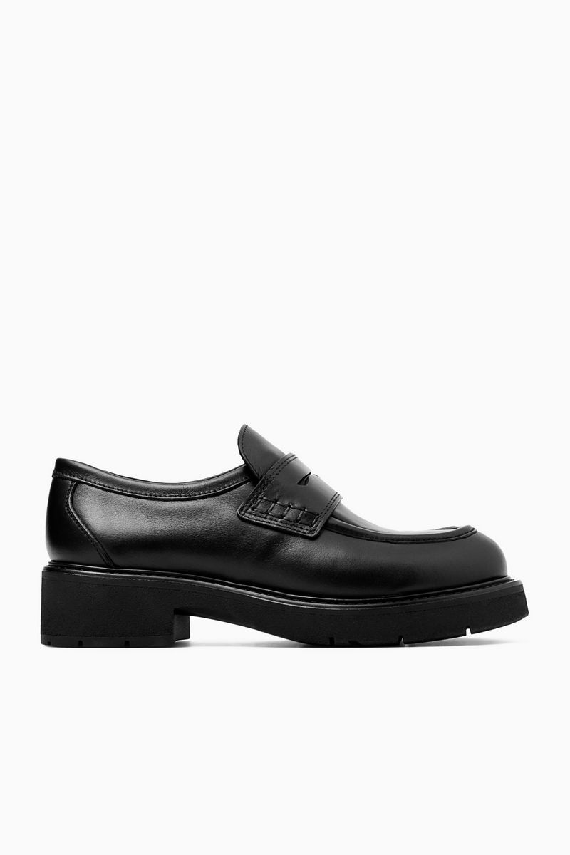 

Лоферы женские COS 1195863 черные 38 EU, Черный, 1195863
