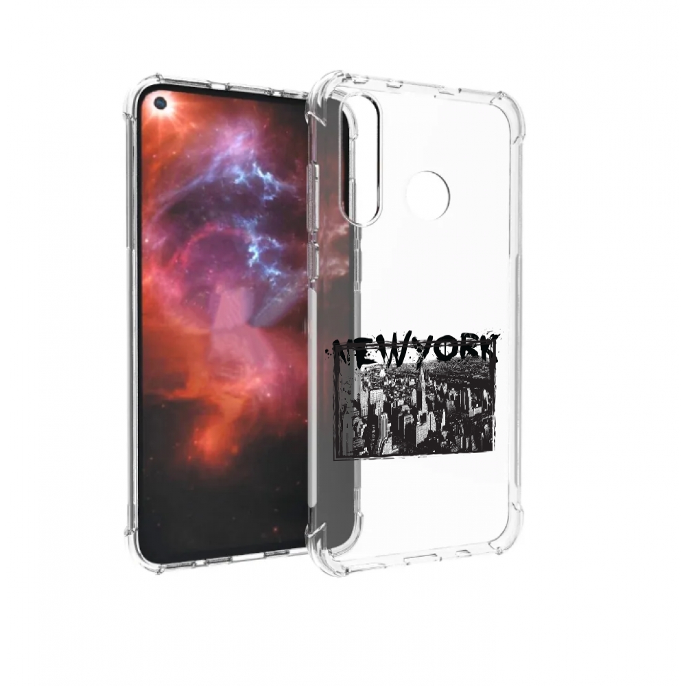 

Чехол бампер MyPads че для Huawei Nova 4 противоударный, Прозрачный, Tocco