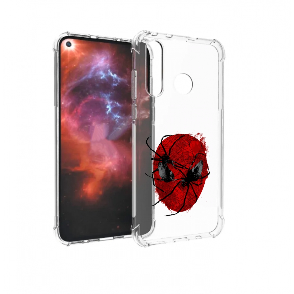 Чехол бампер MyPads человек паук для Huawei Nova 4 противоударный