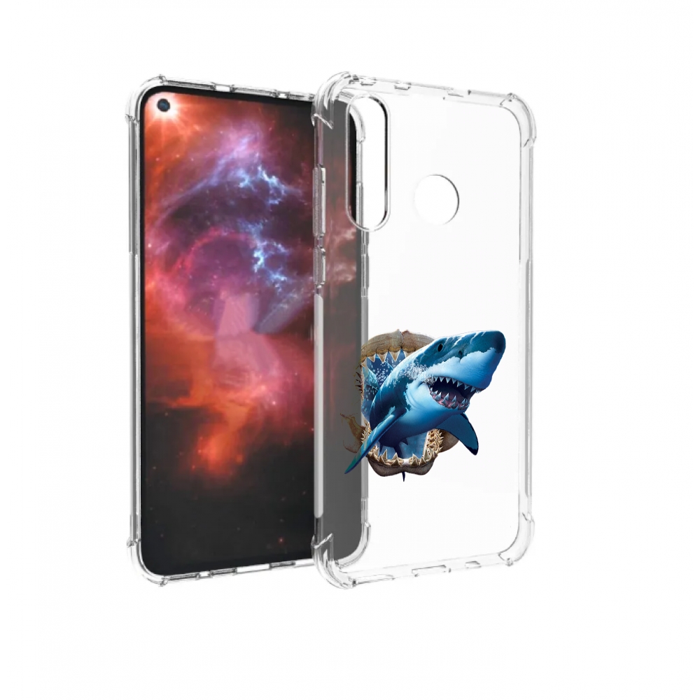 

Чехол бампер MyPads челюсти для Huawei Nova 4 противоударный, Прозрачный, Tocco