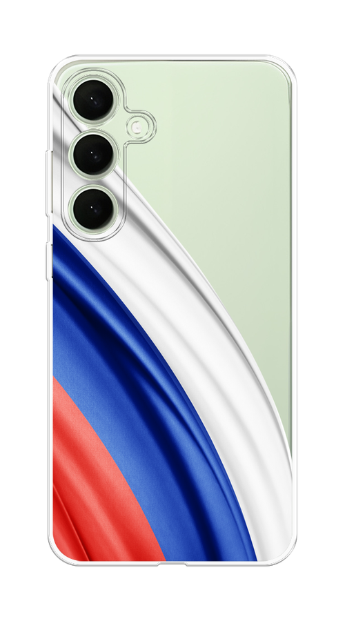

Чехол на Samsung Galaxy S25 Plus Флаг России уголок, Белый;синий;красный;прозрачный, 2110450-1