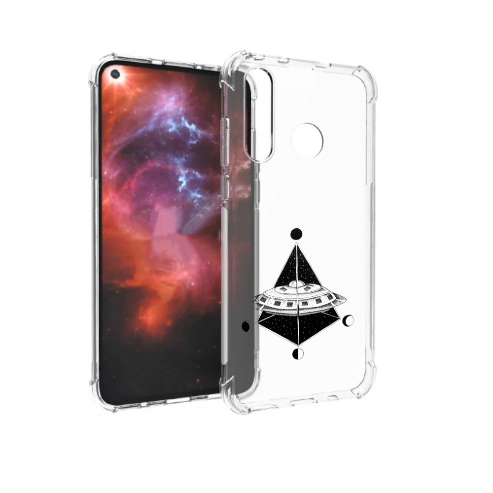 

Чехол бампер MyPads черно белая летающая тарелка для Huawei Nova, Прозрачный, Tocco