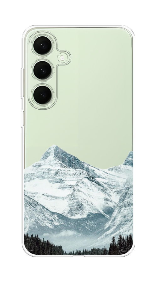 

Чехол на Samsung Galaxy S25 Plus Горы арт 1, Белый;зеленый, 2110450-1