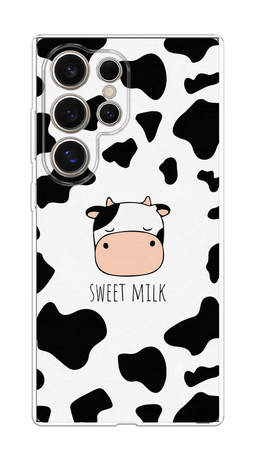 

Чехол на Samsung Galaxy S25 Ultra Sweet milk, Розовый;белый;черный, 2110550-1