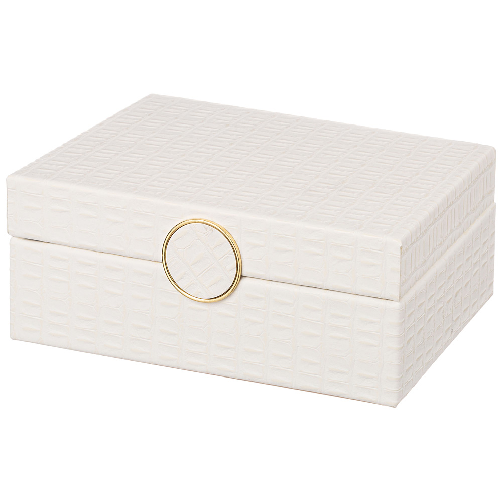 

Шкатулка Lefard 22х16.5х8.5 см, Белый