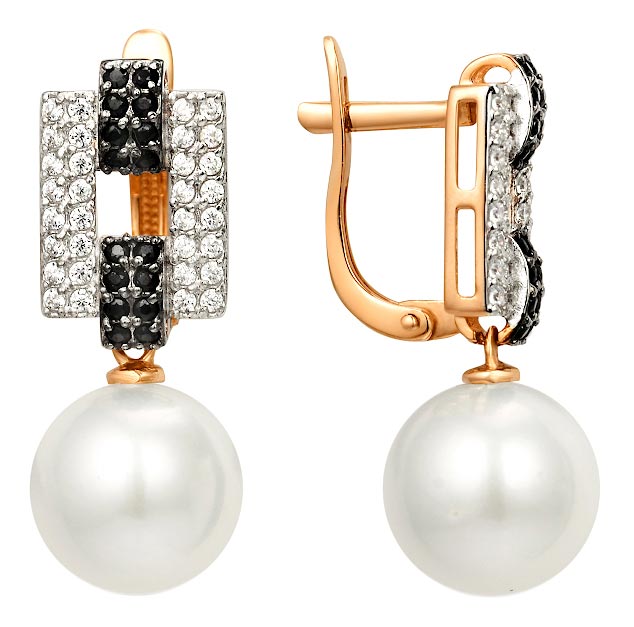 

Серьги из красного золота с жемчугом/фианитом Гранат 3.20.13.0278.00-2581, 3.20.13.0278.00-2581