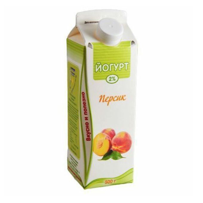 Йогурт питьевой Телушка персик 1% БЗМЖ 500 мл