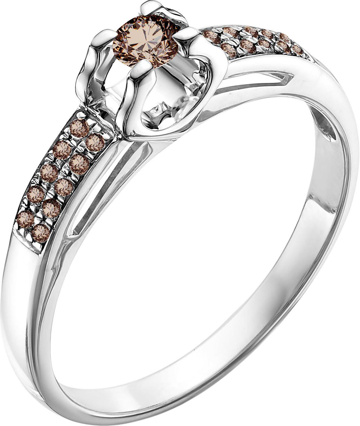 

Кольцо из белого золота с бриллиантом р. 16,5 Vesna jewelry 1489-256-09-00, 1489-256-09-00