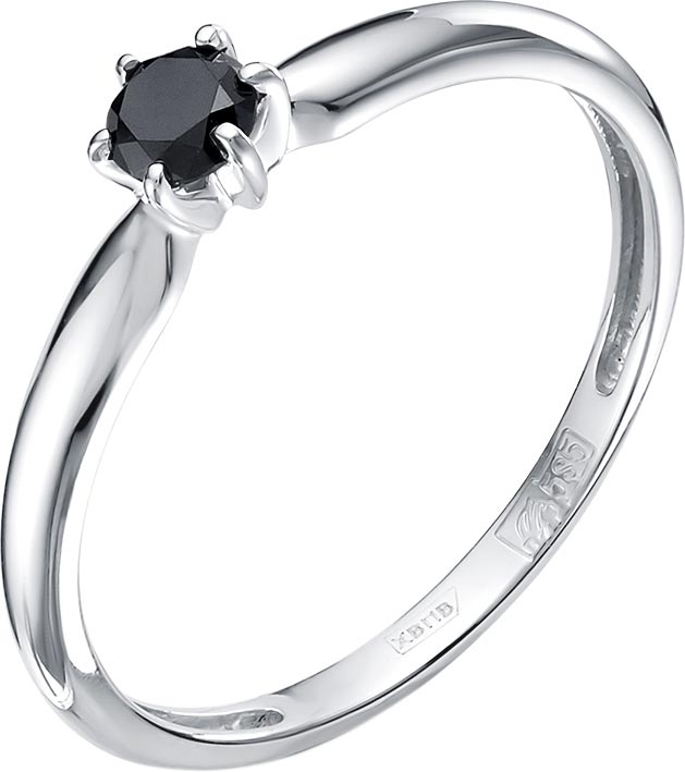 

Кольцо из белого золота с бриллиантом р. 16 Vesna jewelry 1037-251-02-00, 1037-251-02-00