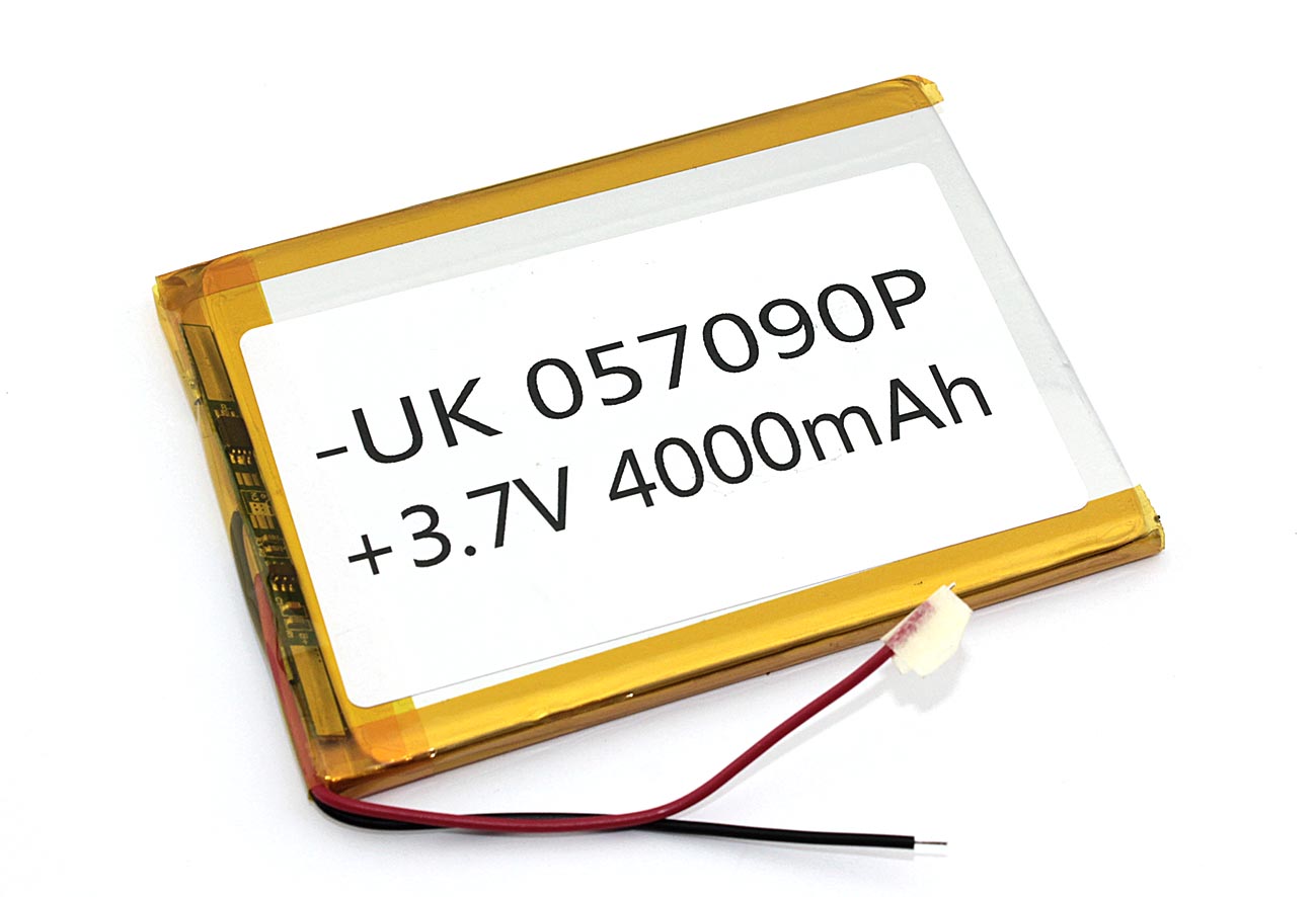 Аккумуляторная батарея OEM Li-Pol 5*70*90мм 2pin 3.7V/4000mAh