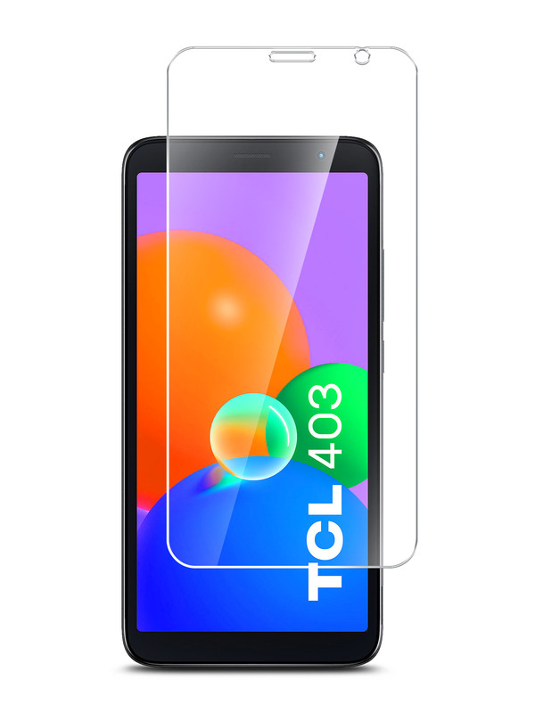 

Защитное стекло для TCL 403 гибридное прозрачное, TCL 403