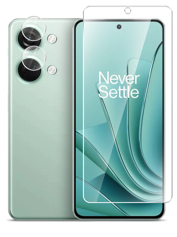 

Защитное стекло для OnePlus Ace 2V на экран и камеру гибридное прозрачное, OnePlus Ace 2V