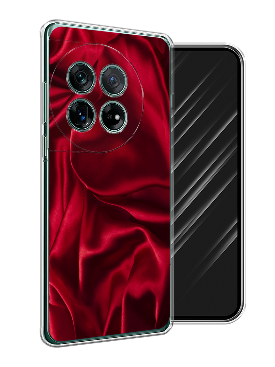 

Чехол Awog на OnePlus 12 "Текстура красный шелк", 154450-1