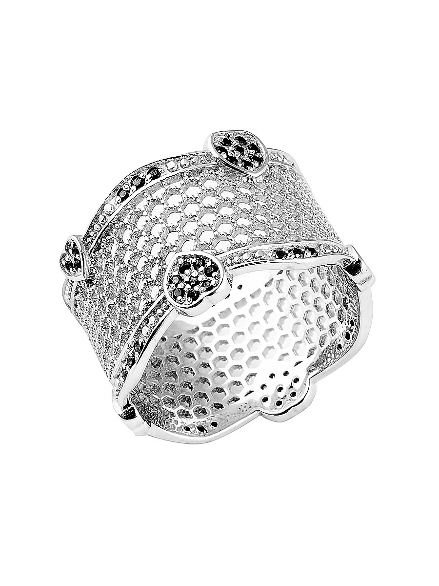

Кольцо из серебра р. , Lair R-75569-BCZ, фианит, R-75569-BCZ