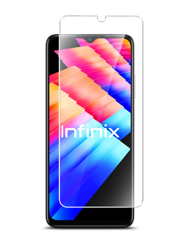 

Защитное стекло для Infinix HOT 30i гибридное прозрачное, Infinix HOT 30i