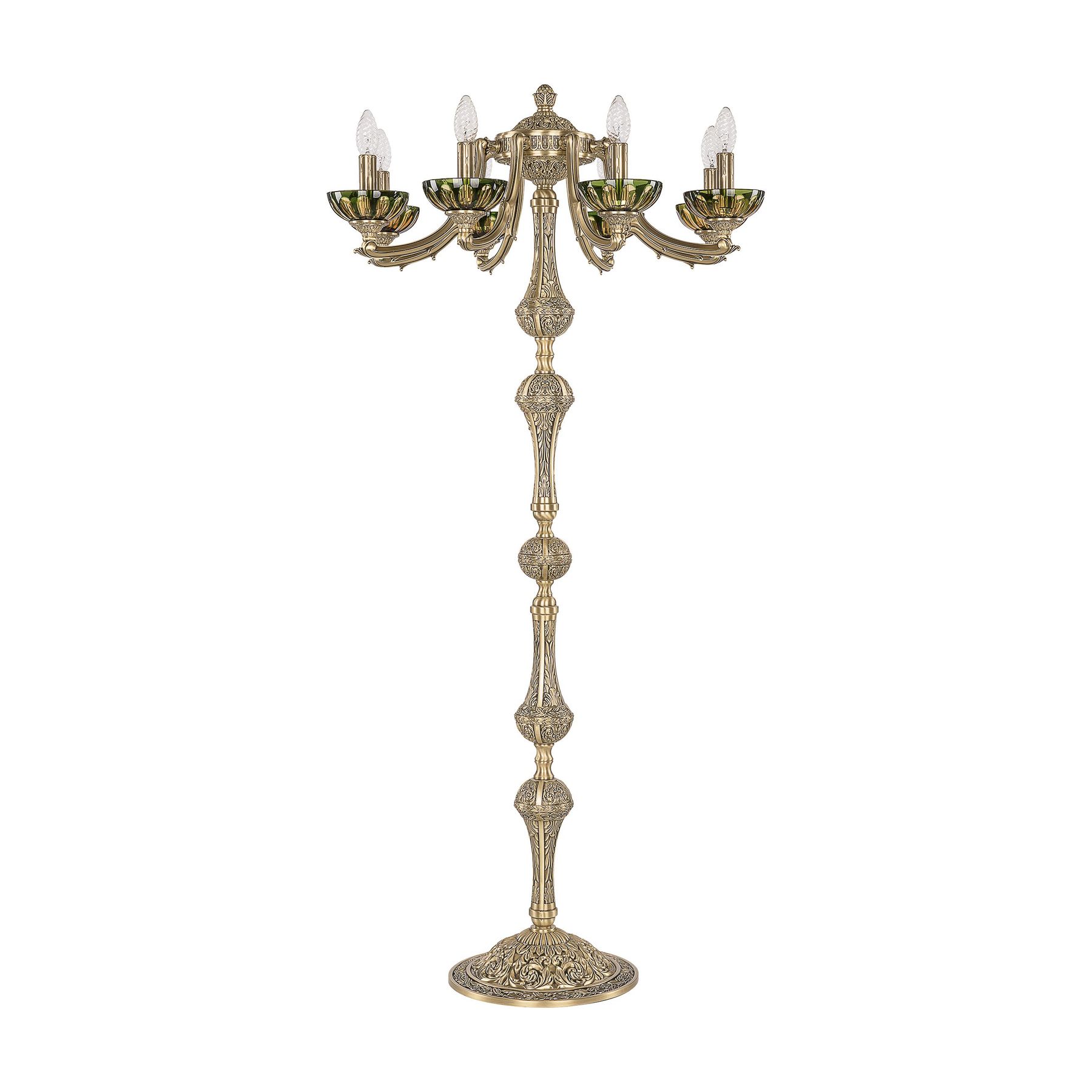 

Торшер 72009T/8/210 FP P Amber-Green/H-1H Bohemia Ivele Crystal, 72009T/8/210 FP P Amber-Green/H-1H