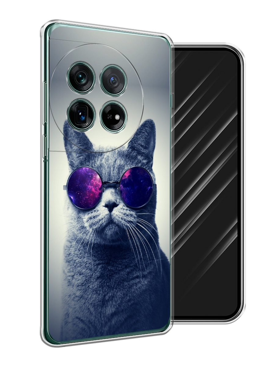 

Чехол Awog на OnePlus 12 "Космический кот", Бордовый, 154450-1