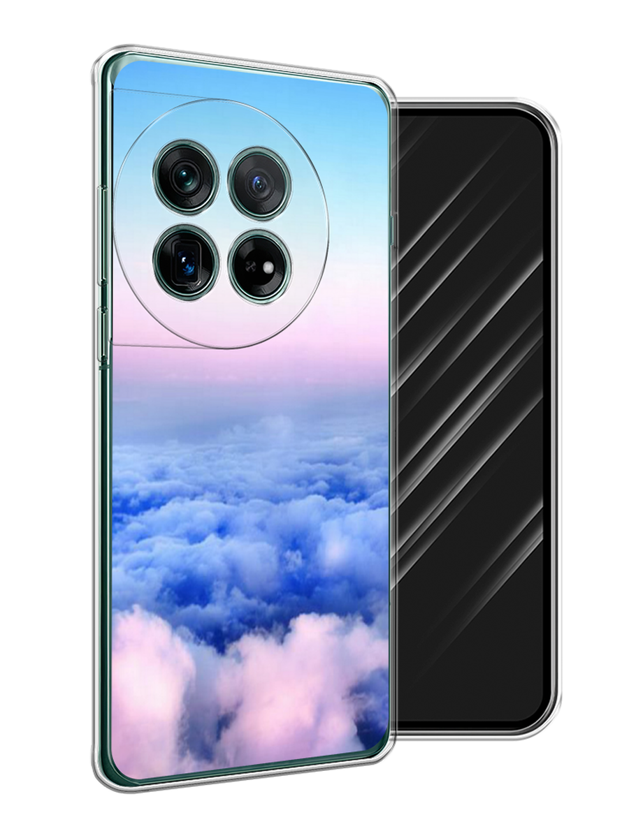 

Чехол Awog на OnePlus 12 "Облака", Голубой;розовый;бирюзовый, 154450-1