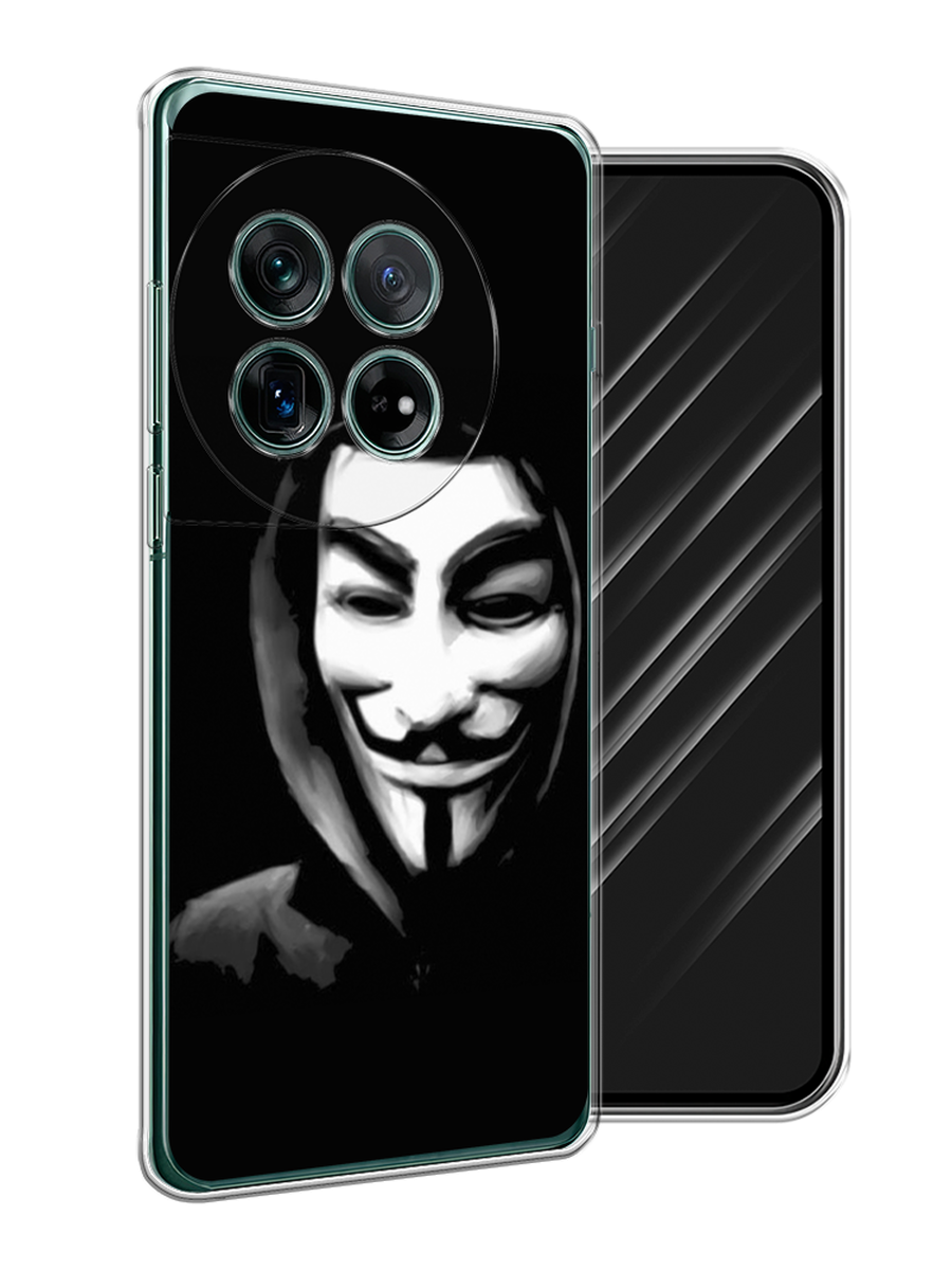

Чехол Awog на OnePlus 12 "Анонимус", Черный;серый;белый, 154450-1