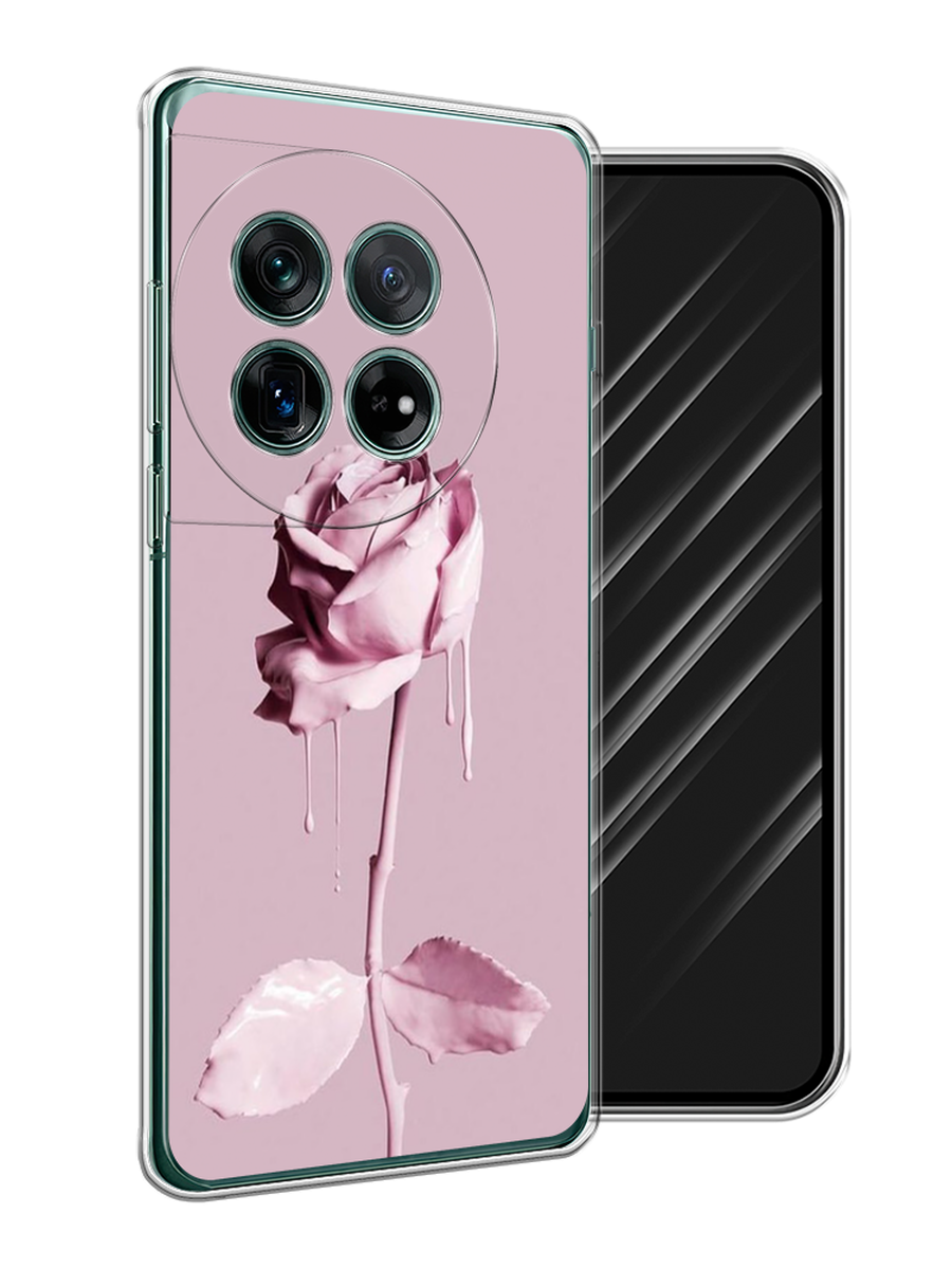 

Чехол Awog на OnePlus 12 "Роза в краске", Белый;розовый, 154450-1