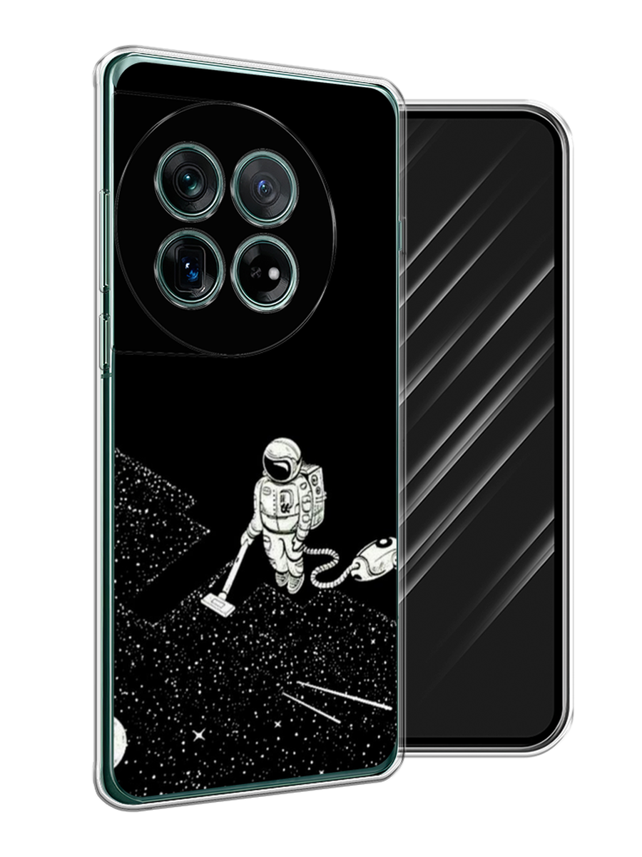 

Чехол Awog на OnePlus 12 "Космонавт с пылесосом", Белый, 154450-1