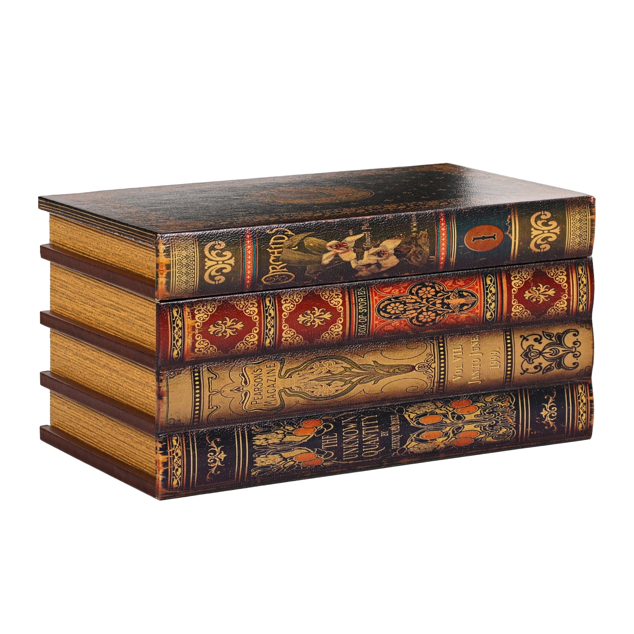 Сундук декоративный Grand Forest Книги 36 х 20 х 18 см коричневый