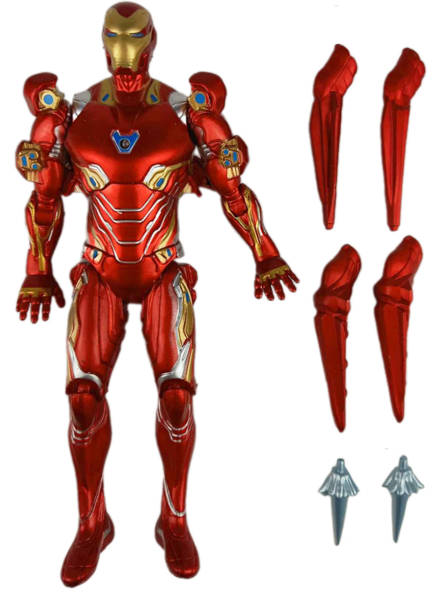 Фигурка StarFriend Железный человек в броне Iron man, подвижная, аксессуары, 17 см