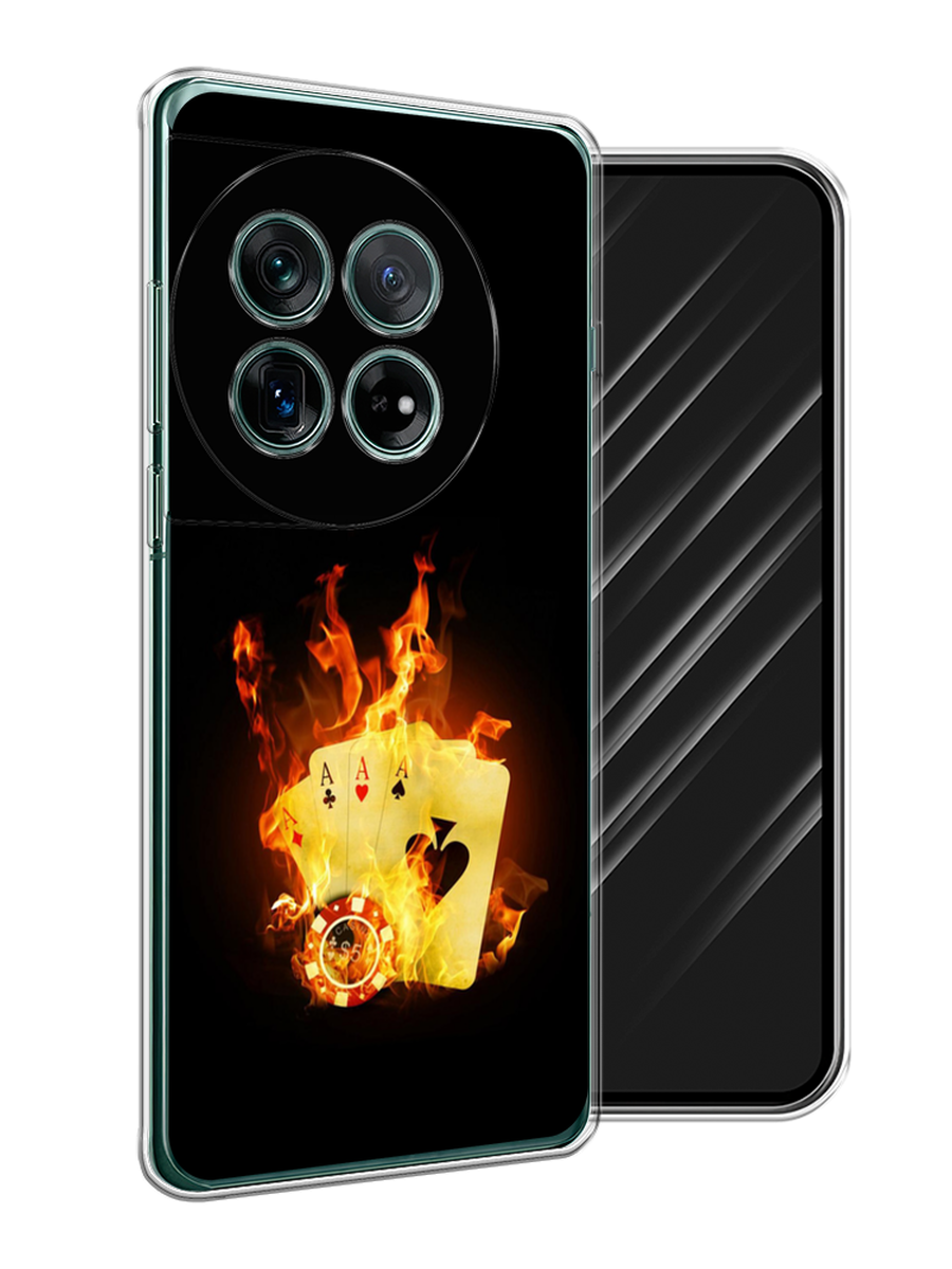 

Чехол Awog на OnePlus 12 "Горящие карты", Черный;оранжевый, 154450-1