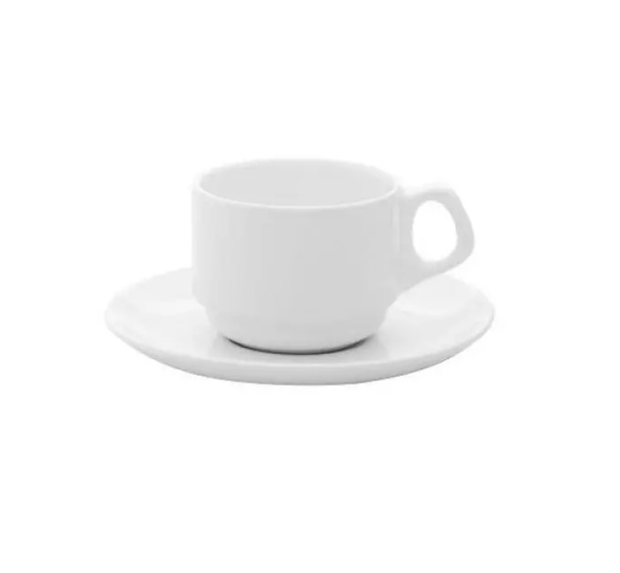OXFORD Пара кофейная (чашка 75мл и блюдце 12см) Oxford M07A/E06W-9001