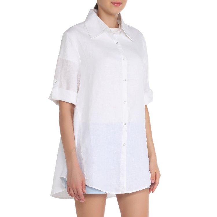 

Рубашка женская Maison David MLY2116 белая XL, Белый, MLY2116