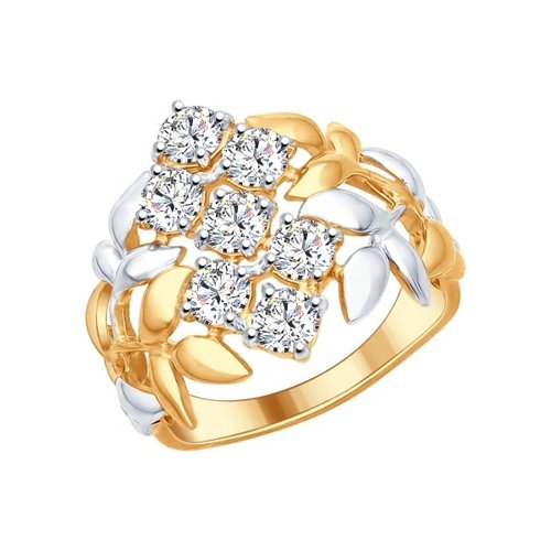 

Кольцо из серебра р. 19 SOKOLOV 93010592, фианит, 93010592