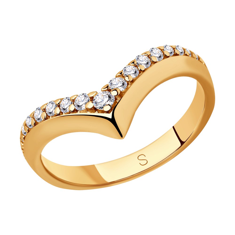 

Кольцо из серебра с фианитом р . SOKOLOV 93010802, 93010802