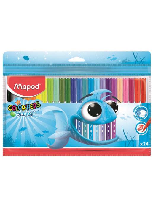 фото Набор фломастеров maped color peps ocean 24 цветов