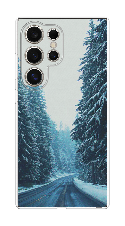 

Чехол на Samsung Galaxy S25 Ultra Зима 9, Бежевый;голубой;черный, 2110550-1