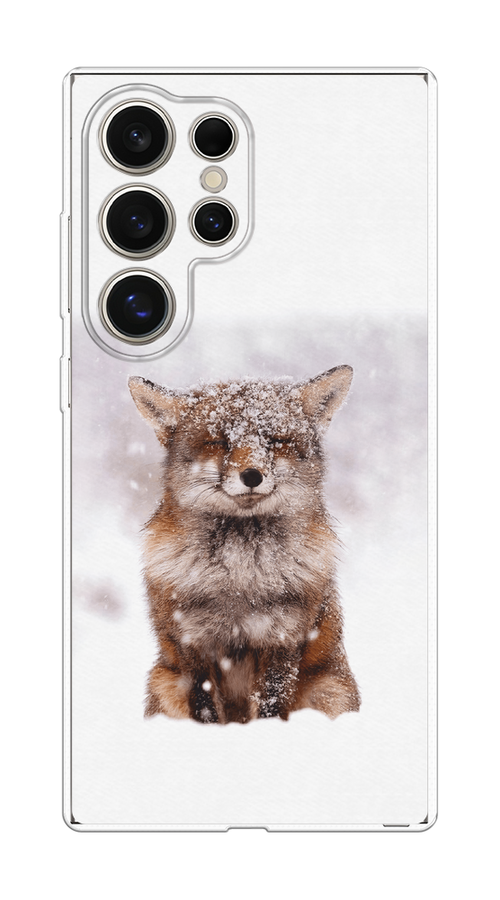 

Чехол на Samsung Galaxy S25 Ultra Зимняя лиса, Белый;серый;коричневый, 2110550-1