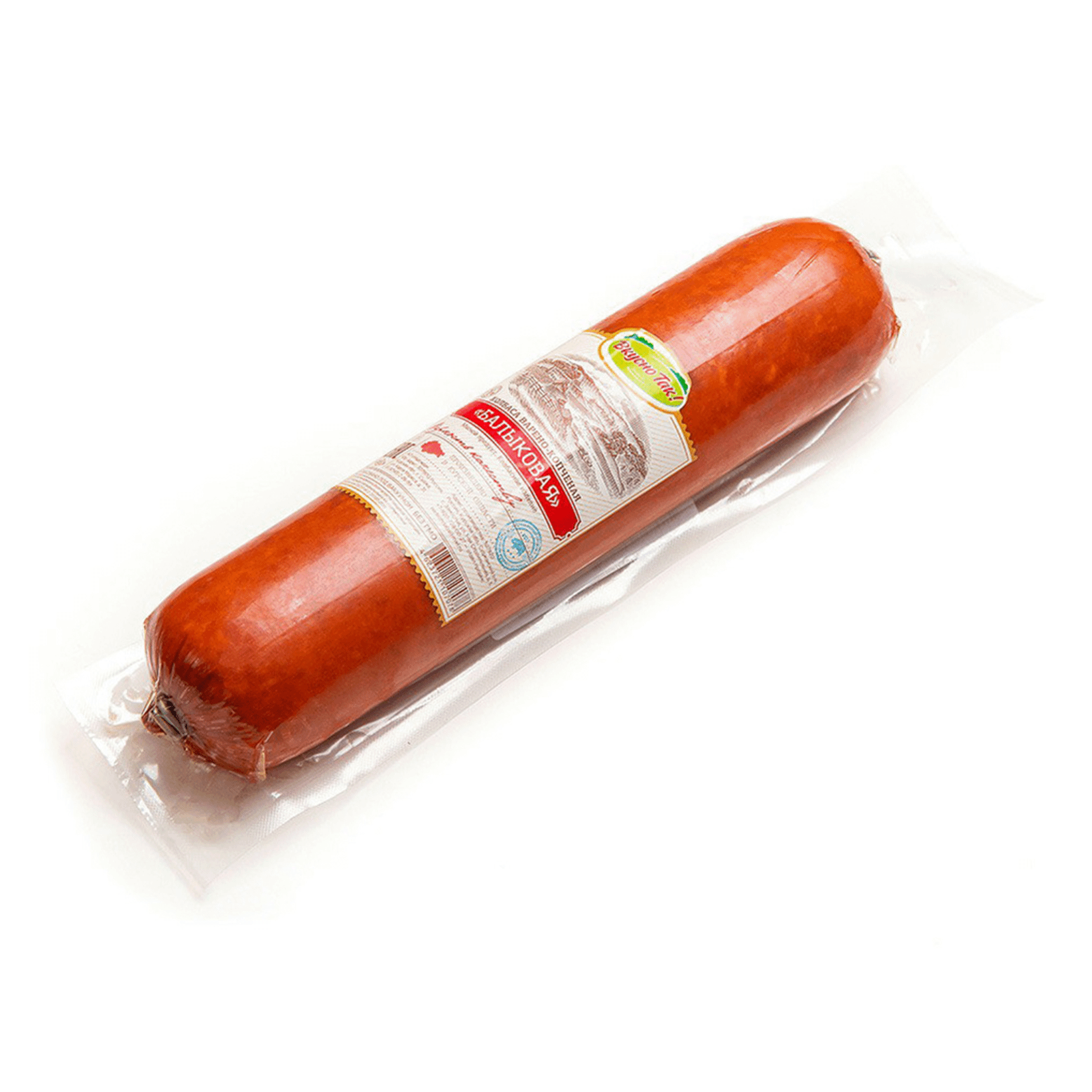 

Колбаса Вкусно Так! Балыковая варено-копченая +-350 г