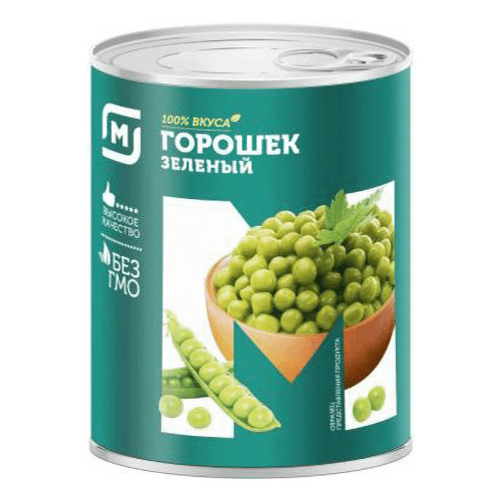 

Горошек Green Ribbon зеленый консервированный 400 г