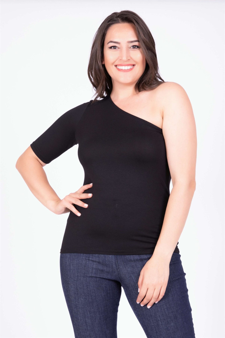 

Футболка женская My Line Moda 610 черная 3XL, 610